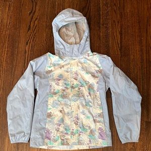 The North Face girls M 10/12 rain jacket